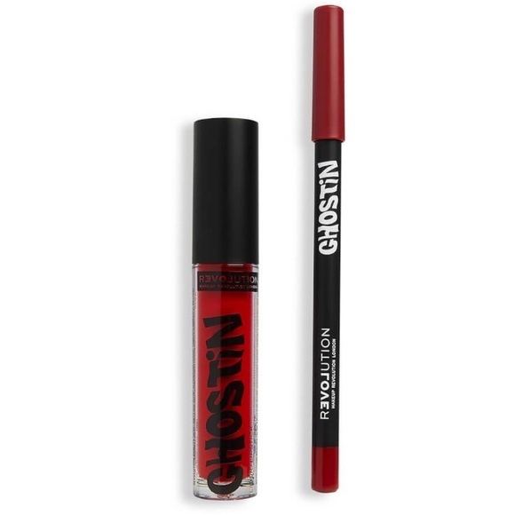 Revolution Beauty reLOVE Ghostin Lip Kit - Red Swoon - Picture 2 of 3